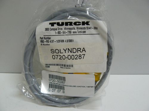 NEW TURCK VB2-RS 4.5T-1/2FKM 4.5/S651 SPLITTER CABLE U99-17788