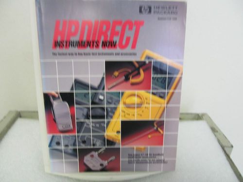 Hewlett Packard HP Direct Instruments Catalog...1990