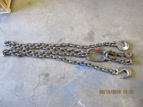 5/8”x 10’ 9”  wll 31300 cm herc-alloy hop grade 80 adjustable leg chain sling for sale
