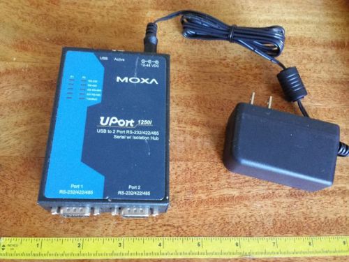 Moxa Uport 1205I USB to 2 Port RS-232/422/485 Serial w/ Isolation Hub