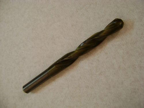 21/64&#034; Solid Carbide Drill, TRW-Greenfield/Wendt-Sonis, 2.6&#034; Flute, 4.1&#034; OAL