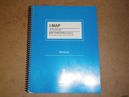 Okuma I-MAP EDIT FUNCTION (first edition)_OSP7000M/700M_3837-E (ME51-R1)