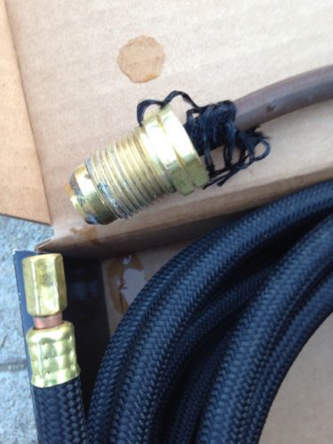 Holey tig torch power cable  20 series 25&#039; weldtec weldmark 45v04r miller for sale