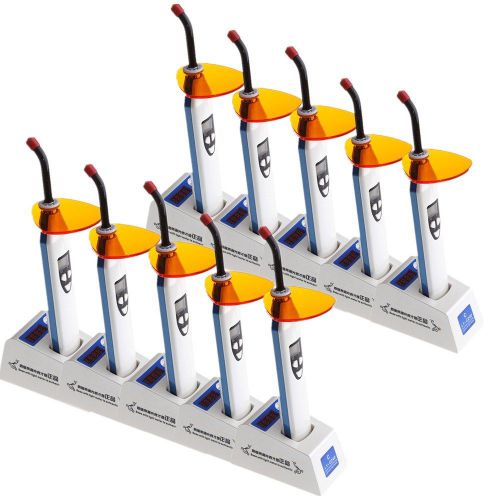 10 Dental wireless Cordless LED Curing Light Lamp Photometer Lightmeter ST1 Blue