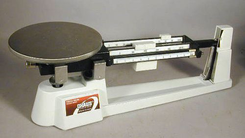 Ohaus 700/800 Series Triple Beam Balance Scale - Mint Condition