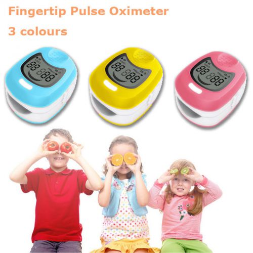 FDA CE CMS50QA Pediatric Children Kids Finger Pulse Oximeter Spo2 PR Monitor