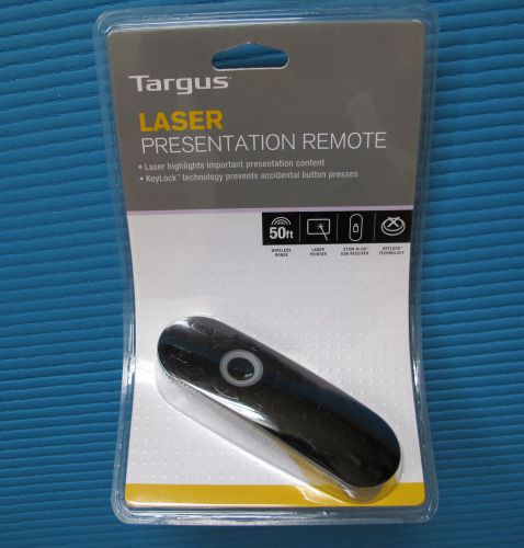 Targus Wireless Laser Presentation Remote AMP03US Black
