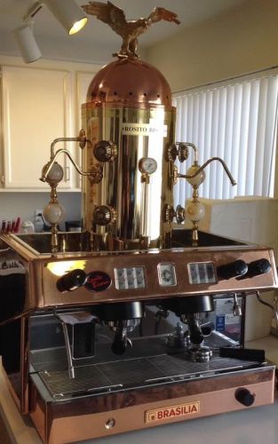 Brasilia copper espresso machine portofino for sale