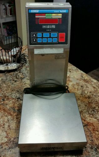 Doran digital bench top scale 4200 stainless steel for sale