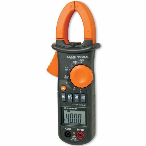 Klein tools - cl200 - 600a ac clamp meter with temperature *** new *** for sale