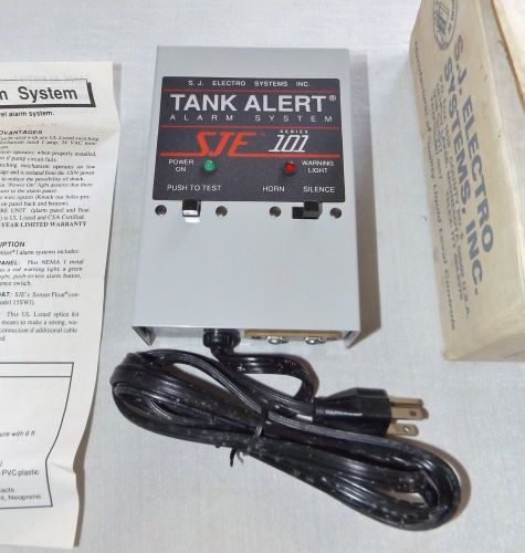 S j electric tank alert alarm system controller, model 101 – 01h, no float, nib for sale