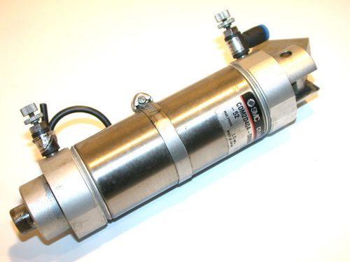 Smc 2&#034; stroke stainless air cylinder w/ sensor cdm2d40a-d8609-52 for sale
