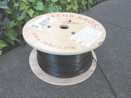 1/8 - 3/16 by about 500 ft 7X7 Black Vinyl Aircraft Cable Rope