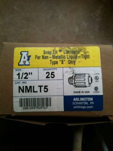 Box of Connector  Non-Metallic Liquid Tight Type &#034;B&#034; Only  Style NMLT5