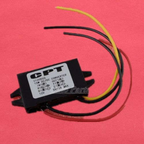 1PCS  12V to 5V 3A 15W DC/DC Converter Regulator Car Led Display Power module