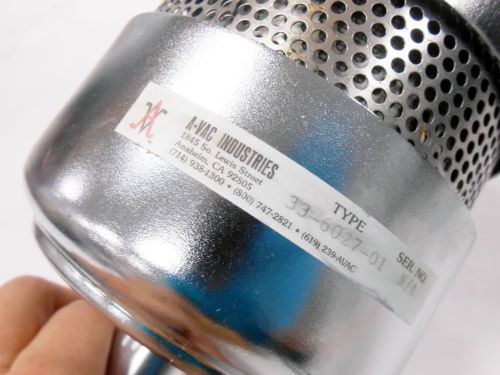 V-vac industries  type 33-6027-01 smoke eliminator filter ~ 33-66027-01 for sale