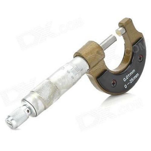 Caliper tool 0~25mm 0.01mm gauge mechanist metric diameter vernier micrometer for sale