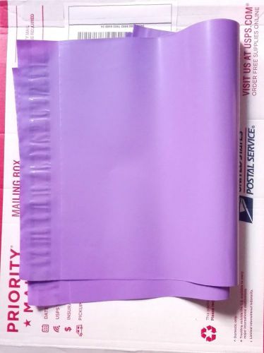 100  Poly Mailers Envelope Shipping Bags shipping bag  9 x 12&#034; color purple
