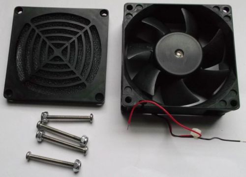 Matsushita panaflo fba08a12h brushless fan 12v dc 0.25a w/ filter &amp; screws for sale