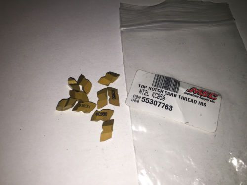 TOP NOTCH THREAD CARBIDE INSERTS NT2L KC850 QUANTITY 10