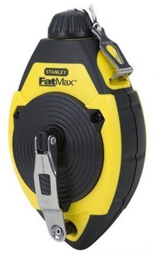 Stanley Consumer Tools 47-140L Fatmax Chalk Line, Rubber-Grip Case, 100-Ft. - Qu