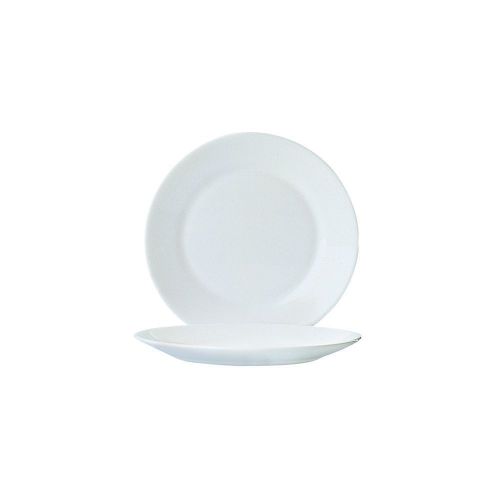 Cardinal 22522 Arcoroc Restaurant White 9-3/8&#034; Plate - 24 / CS