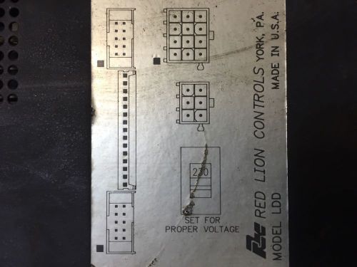 Two                                        Red Lion Controls Model Ldd Im Series