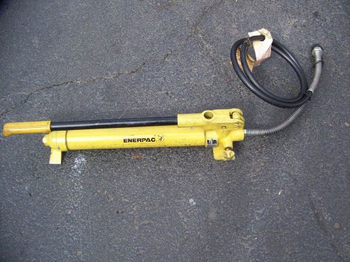 Enerpac 39 hand hydraulic pump w/hose-fitting-cover for sale