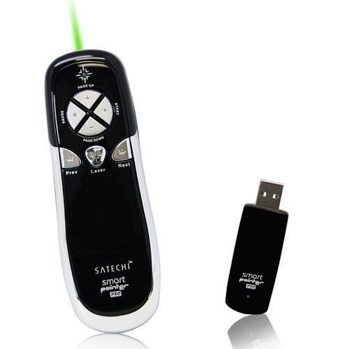 Satechi SP800 Smart-Pointer (Black) 2.4Ghz RF Wireless Presenter with Mouse