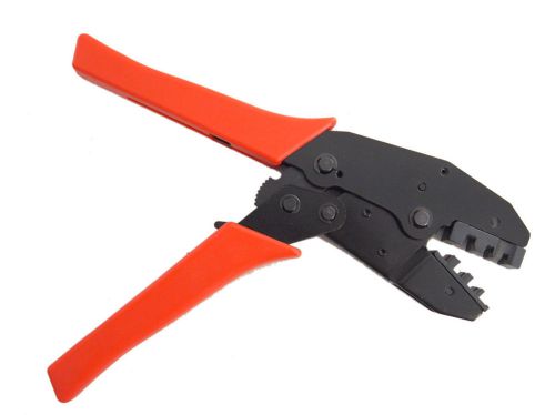 Uninsulated terminals crimping plier ratchet tool to electrical wire cable for sale