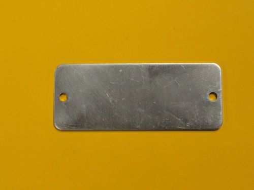 60 Count Aluminum Blank Tags 1&#034; x 2 1/2&#034;