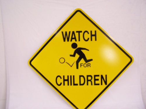 30&#034; x 30&#034;  Watch For Children sign - W41-4C-30