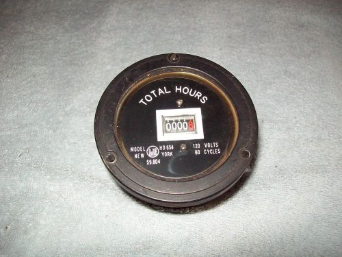 Dejur model hd 654 elapsed time panel meter for sale