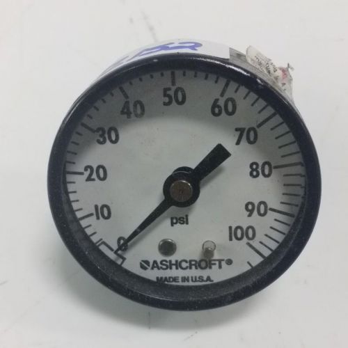 ASHCROFT 0-100PSI PRESSURE GAUGE