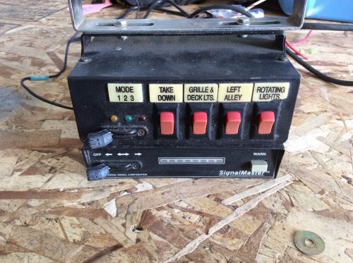 Federal Signal SW400SS switchbox // SignalMaster / Whelen  Control box