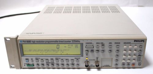 Philips / Fluke PM6680 High Resolution Programmable Timer / Counter 225 MHZ