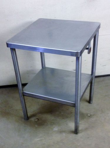 24&#034; x 24&#034; Stainless Steel  Stand/Table with Under Shelf