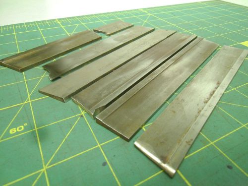 7/8&#034; 7 MISC.  LATHE PARTING CUT OFF TOOLS BLADES HIGH SPEED STEEL #60515