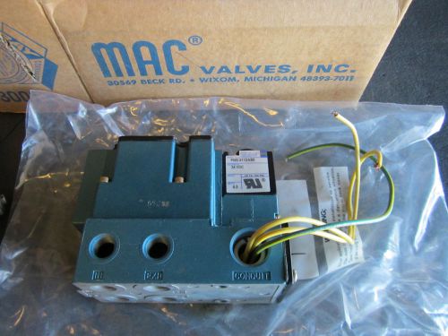 MAC Valves 6211C-111-PM-611DA Pneumatic Solenoid Valve 24VDC NEW
