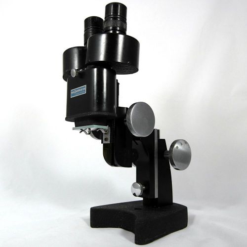 AO No27 VINTAGE Stereo Microscope-Dual Rack &amp; Pinion Focusing &amp; Glass Protector