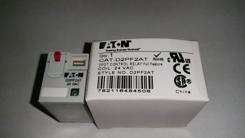 New d2pf2at  eaton cutler-hammer control relay coil 24vdc for sale
