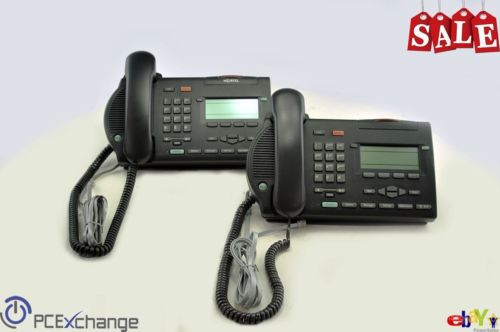 LOT OF 2 Nortel NTMN33GC70E6 M3903 Digital Enhanced Charcoal Business Phone RoH8