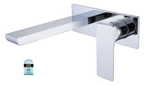 ASTRA Designer Square Bathroom Bath/Vanity Basin Wall Flick Mixer+Spout Combo