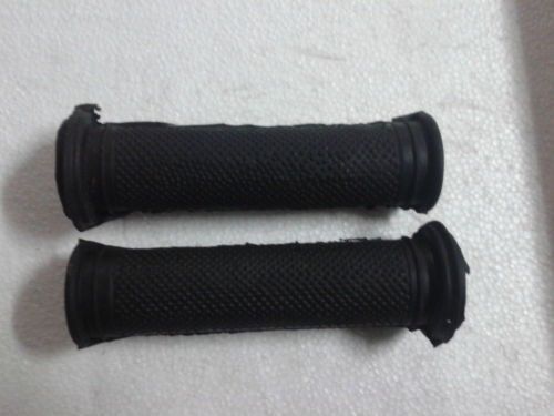 Pair lycette pattern rubber handlebar grips for 7/8&#034; bar bsa norton triumph ajs for sale