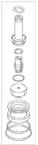 Amsco/steris solenoid valve repair kit for 3/8” port valves rpi part #amk085 for sale