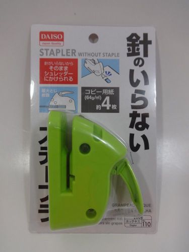Stapler Without Staple(Stapler that does not need a needle)Japan&#039;s Brand New F/S