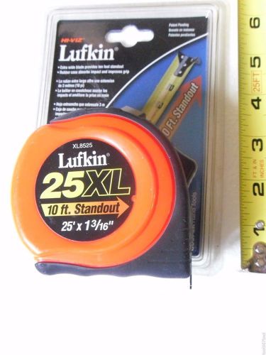 Lufkin xl8525d 1-3/16-inch x 25-foot power return tape engineers orange case for sale