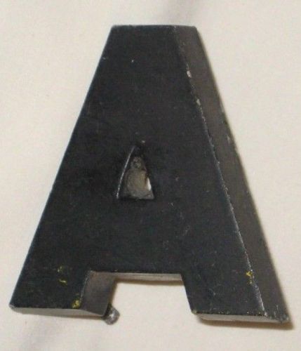 Aluminum letter pattern &#034;A&#034; 2&#034; inch Long 1/2&#034; thick