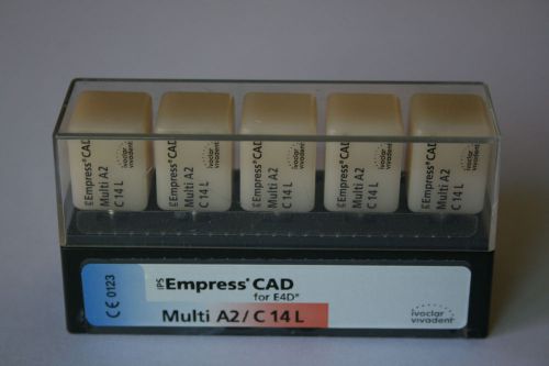 IPS Empress CAD for Cerec &amp; inLab -  Multi A2/C 14L - (5) Blocks