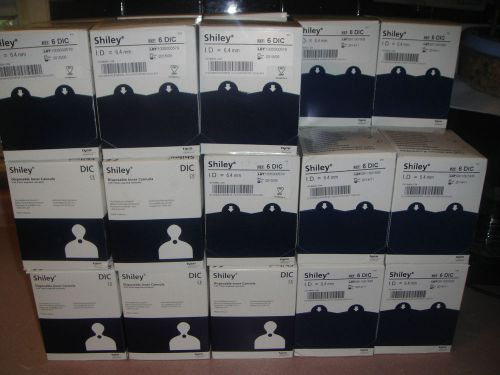 TYCO SHILEY DISPOSABLE INNER CANNULA LOT OF 32 BOXES OF 10 UNITS EACH )